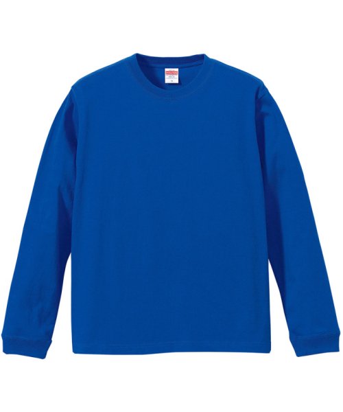 Yonex(ヨネックス)/UnitedAthle ユナイテッドアスレ 5．6oz L／S Tシャツ 1．6インチリブ  501101C 85/ブルー