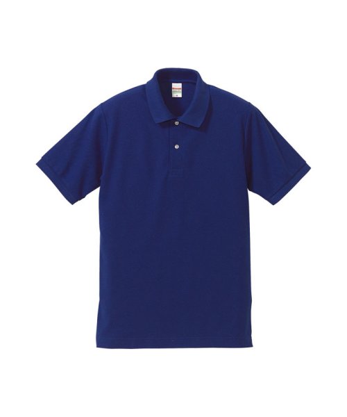 Yonex(ヨネックス)/UnitedAthle ユナイテッドアスレ 5．3オンスドライ CVC ポロシャツ 大きいサイズ  半/ブルー