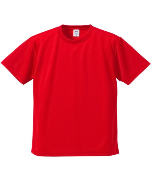 Yonex(ヨネックス)/UnitedAthle ユナイテッドアスレ 4 . 1オンス ドライTシャツ BIGサイズ 男女兼用 5900/レッド