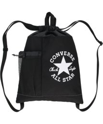CONVERSE(コンバース)/CONVERSE コンバース ナップサック 13L リュック バッグ 鞄 かばん 軽量 ポケット付き/ブラック