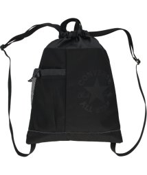 CONVERSE(コンバース)/CONVERSE コンバース ナップサック 13L リュック バッグ 鞄 かばん 軽量 ポケット付き/ブラック系1