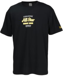 CONVERSE(CONVERSE)/CONVERSE コンバース バスケット プリントTシャツ CB241357/ブラック系1