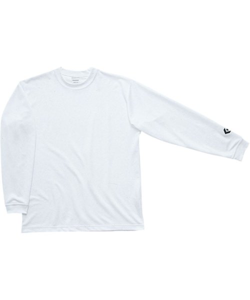 CONVERSE(コンバース)/CONVERSE コンバース バスケット ロングスリーブシャツ ビッグサイズ 3XO以上  CB2913/ホワイト