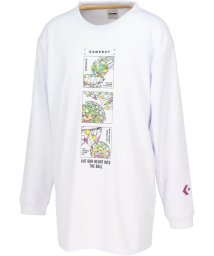 CONVERSE/CONVERSE コンバース バスケット JRプリントロングスリーブシャツ Tシャツ 長袖 ロンT/506046905