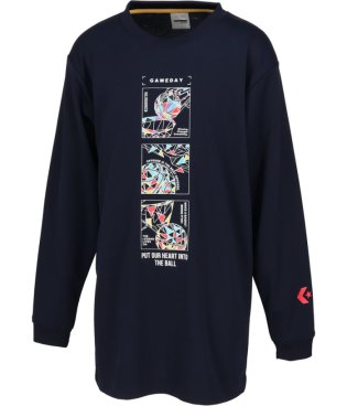 CONVERSE/CONVERSE コンバース バスケット JRプリントロングスリーブシャツ Tシャツ 長袖 ロンT/506046908