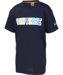 CONVERSE(CONVERSE)/CONVERSE コンバース バスケット ジュニアプリントTシャツ 半袖 トップス バスケ ミニ/ネイビー