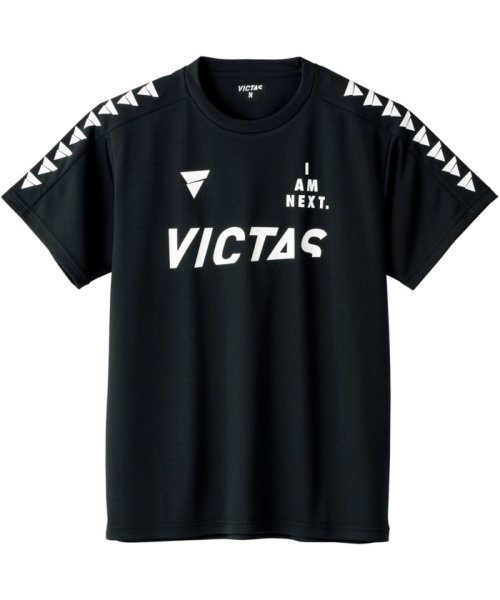 Victus(ヴィクタス)/VICTAS ヴィクタス 卓球 Tシャツ V－TS245 プラクティスシャツ メンズ レディース 吸/ブラック