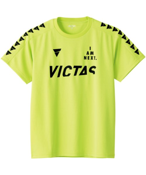 Victus(ヴィクタス)/VICTAS ヴィクタス 卓球 Tシャツ V－TS245 プラクティスシャツ メンズ レディース 吸/ライム