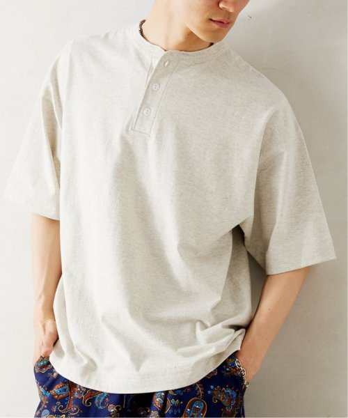 JOURNAL STANDARD relume Men's(ジャーナルスタンダード　レリューム　メンズ)/【Healthknit / ヘルスニット】別注 ヘンリーネックTシャツ/ナチュラル