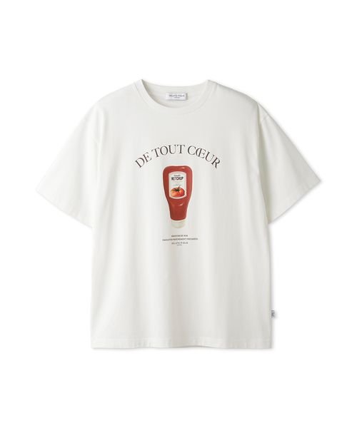 GELATO PIQUE HOMME(GELATO PIQUE HOMME)/【HOMME】ケチャップTシャツ/OWHT