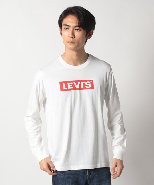 LEVI’S OUTLET(リーバイスアウトレット)/RELAXED LS GRAPHIC TEE LS BOXTAB WHITE GRAPHIC/ホワイト