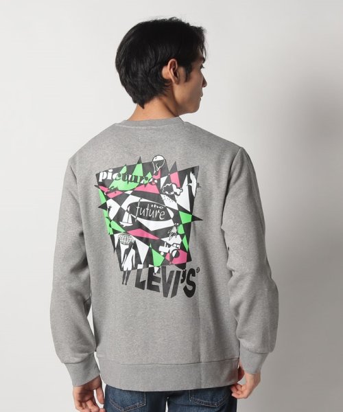 LEVI’S OUTLET(リーバイスアウトレット)/STANDARD GRAPHIC CREW CONCEPT ARCHIVAL BATWING MID/グレー