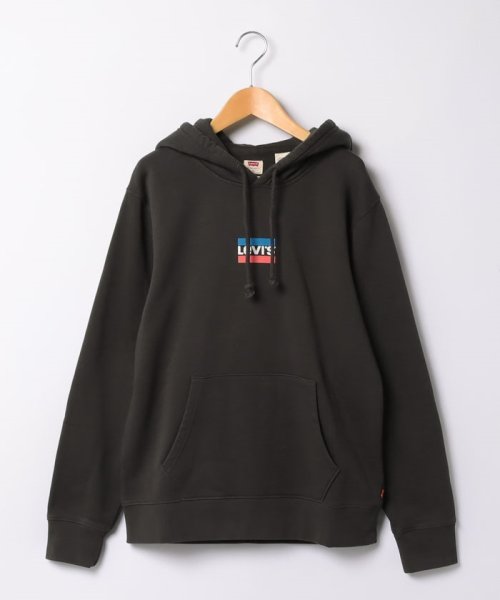 LEVI’S OUTLET(リーバイスアウトレット)/STANDARD GRAPHIC HOODIE MINI SPORTSWEAR HOODIE SRT/ブラック