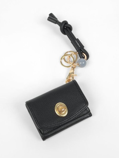 HASHIBAMI×PECHINCHAR　ハンドストラップ付き 天然石ミニウォレット 