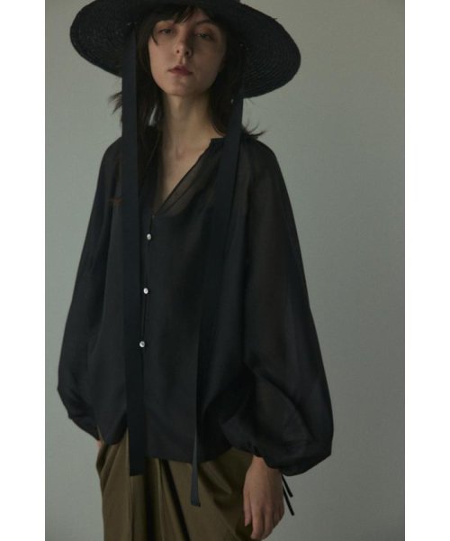 BLACK BY MOUSSY(ブラックバイマウジー)/2way balloon blouse/BLK
