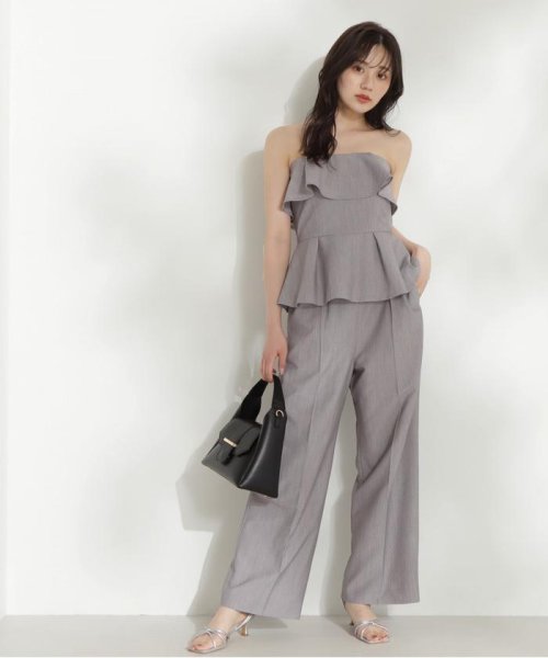 ベアペプラムパンツセットアップ 