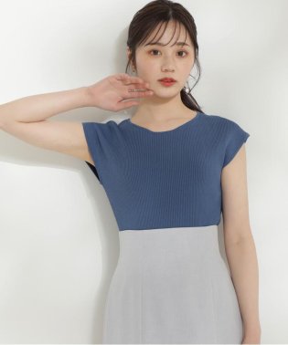 PROPORTION BODY DRESSING/ボートネックリブニット WEB限定カラー：ブルー/506048544