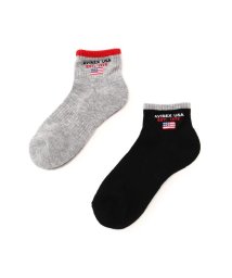 AVIREX(AVIREX)/《直営店限定》LINE CREW LOW SOCKS/ラインクルーロウソックス/ブラック