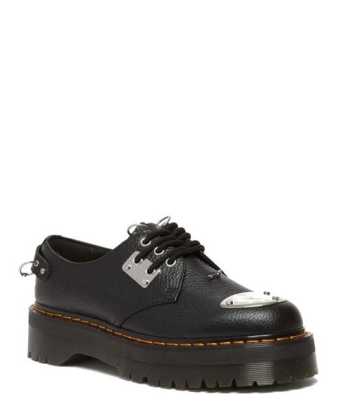 LHP(エルエイチピー)/Dr.Martens/ドクターマーチン/1461 QUAD ハードウェア 3 ホール シューズ/ブラック