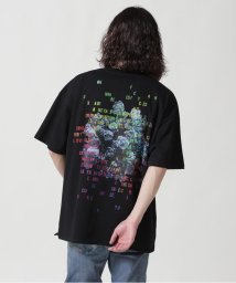 B'2nd(ビーセカンド)/A4A/エーフォーエー/ROSE SST ローズ ショートスリーブTシャツ/ブラック