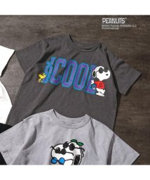 BREEZE(ブリーズ)/PEANUTS【JOE COOL】バリエーションTシャツ/チャコール