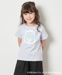 a.v.v(KID'S)(アー・ヴェ・ヴェキッズ)/[100－140]【すみっコぐらし】リバーシブルスパンコールTシャツ/ライトブルー