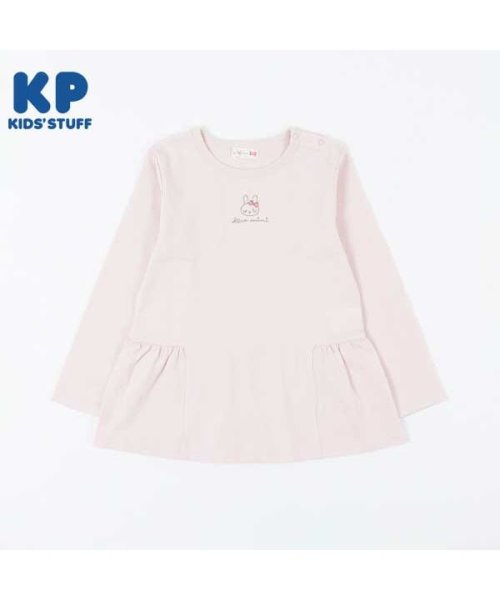 KP(ケーピー)/KP(ケーピー)mimiちゃんセーラー衿の長袖チュニック(100～110)/ピンク