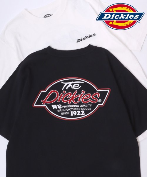 LAZAR(ラザル)/【Lazar】Dickies/ディッキーズ 別注 オーバーサイズ ロゴ バックプリント ワンポイント刺繍 半袖Tシャツ/レディース メンズ/柄B