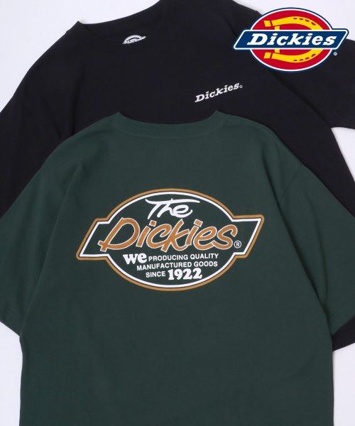 LAZAR(ラザル)/【Lazar】Dickies/ディッキーズ 別注 オーバーサイズ ロゴ バックプリント ワンポイント刺繍 半袖Tシャツ/レディース メンズ/柄C