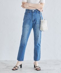 tocco closet(トッコクローゼット)/ハート刺繍デニムパンツ/Indigo