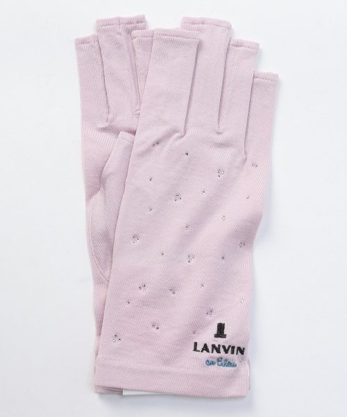 LANVIN en Bleu（GLOVE）(ランバンオンブルー（手袋）)/UVグローブ/ピンク