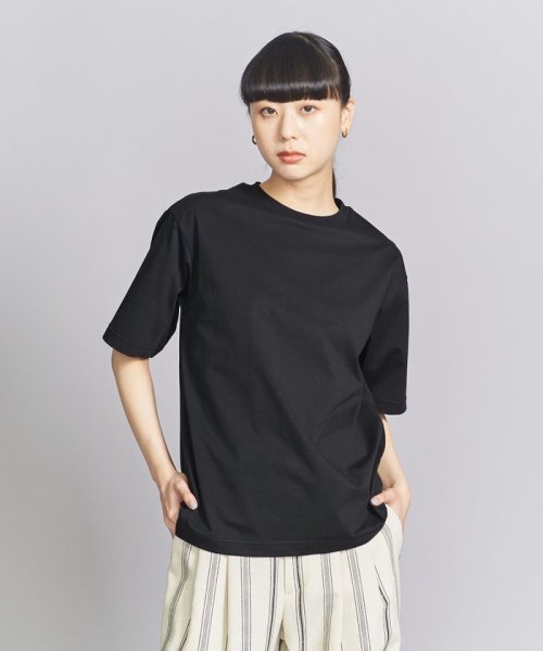 BEAUTY&YOUTH UNITED ARROWS(ビューティーアンドユース　ユナイテッドアローズ)/コットン ベーシック Tシャツ/BLACK