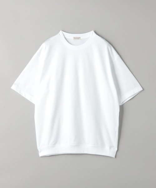 BEAUTY&YOUTH UNITED ARROWS(ビューティーアンドユース　ユナイテッドアローズ)/カネマサメリヤス メローコットン スウェット Ｔシャツ －MADE IN JAPAN－/WHITE