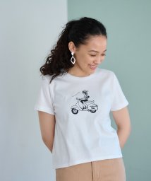 CARA　O　CRUZ(キャラ・オ・クルス)/洗える ガールTシャツ【CoC by CARA O CRUZ】/アイボリー