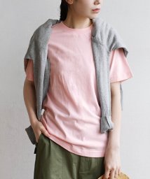 e-zakkamaniastores(イーザッカマニアストアーズ)/5サイズから選べる プチプラ ベーシック Tシャツ/ピンク