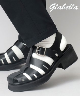 glabella/glabella グラベラ サンダル メンズ 靴 カメサンダル グルカサンダル 黒 ブラック/506050204