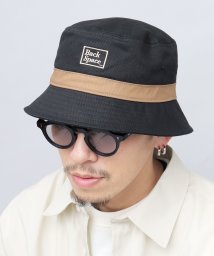 AMS SELECT(エーエムエスセレクト)/バケットハット メンズ レディース バケハ 帽子 ぼうし 綿 コットン 刺繍 シンプル/ブラック