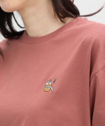 Honeys/半袖モチーフ刺繍Ｔシャツ Tシャツ 半袖 カットソー レディース ワンポイント /506050323