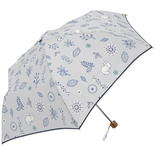 BACKYARD FAMILY(バックヤードファミリー)/ シルバーコーティング 雨晴兼用 55cm 降りたたみ傘/シルバー