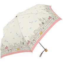 BACKYARD FAMILY/ブラックコーティング 晴雨兼用 50cm テキスタイル 折りたたみ傘/506050420