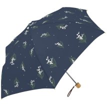 BACKYARD FAMILY/ブラックコーティング 晴雨兼用 50cm テキスタイル 折りたたみ傘/506050420