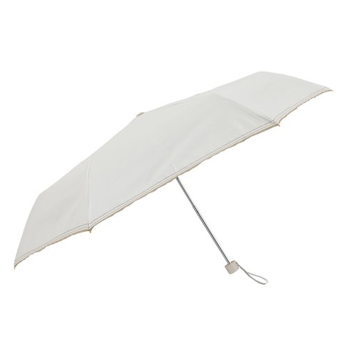 BACKYARD FAMILY(バックヤードファミリー)/晴雨兼用折りたたみ傘 50cm/ホワイト系1