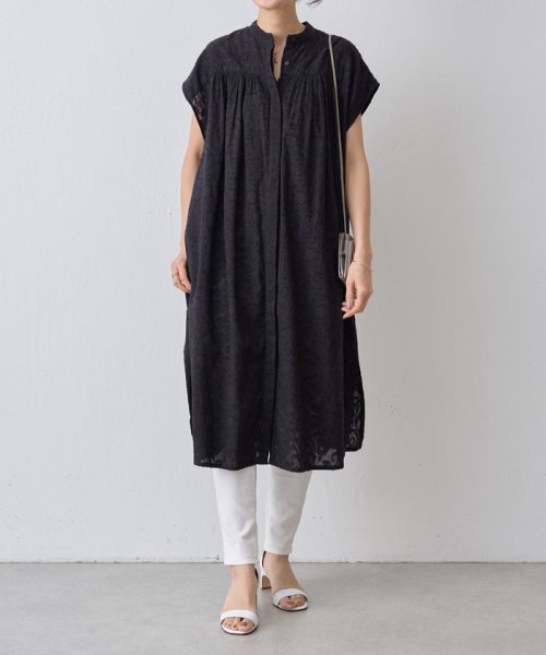 コットンジャガードワンピース 
