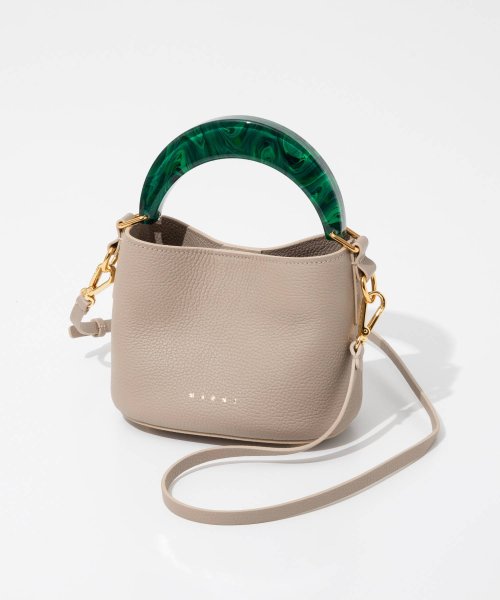 MARNI(マルニ)/マルニ MARNI SCMP0078U0 LV688 ショルダーバッグ VENICE BUCKET MINI レディース バッグ ハンドバッグ クロスボディ レ/キャメル