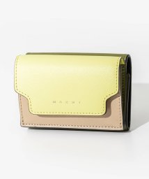 MARNI(マルニ)/マルニ MARNI PFMOW02U23 LV520 三つ折り財布 TRIFOLD レディース 財布 折財布 ミニ財布 サフィアーノカーフスキン レザー 本革 /オフホワイト