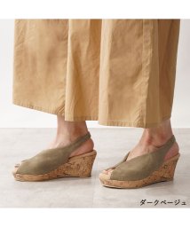 Lirio blanco/サンダル レディース 厚底 ヒール Vカット ウェッジソール おしゃれ ストラップ ふかふか 極厚クッションインソール 軽い カジュアル らくちん S M L /506051194