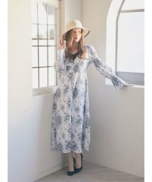 Maison de FLEUR Petite Robe/フラワープリントワンピース/506051499