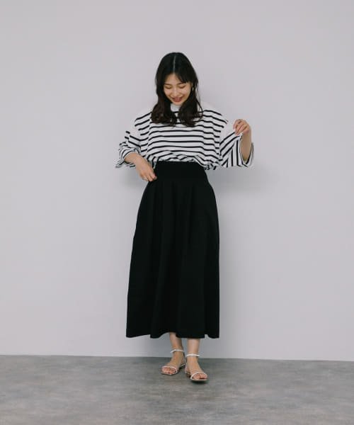 F by ROSSO　ウォッシャブルフレアスカート 人気・おすすめ｜使いやすい・旅行におすすめ 品質保証 全国発送 日本国内発送・最短翌日お届け
