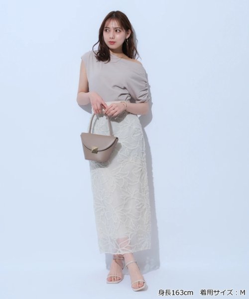 フリンジ刺繍タイトスカート(506051588) | マイストラーダ(Mystrada  