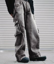 PULP(パルプ)/【YUKI HASHIMOTO / ユウキハシモト】TWISTED DENIM CARGO/ブラック